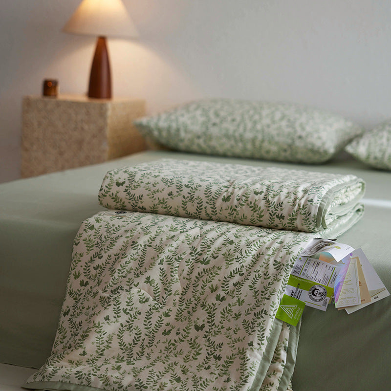 Cotton Double-Layer Yarn Summer Blanket Children's Summer Air-Conditioning Thin Duvet